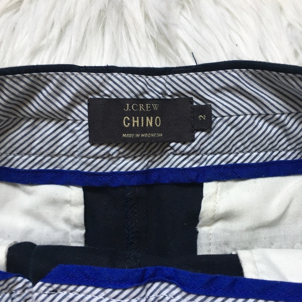5/$25 J. Crew Navy Chino Shorts - Picture 5 of 6